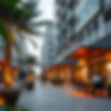 Vibrant community spaces within Park Ville 07 environment