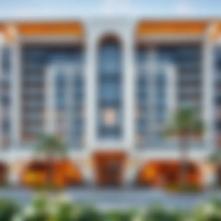 Stunning facade of Park Ville 07 showcasing modern architectural design