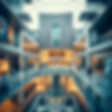 An overview of Dubai's iconic shopping malls with modern architecture and diverse offerings.