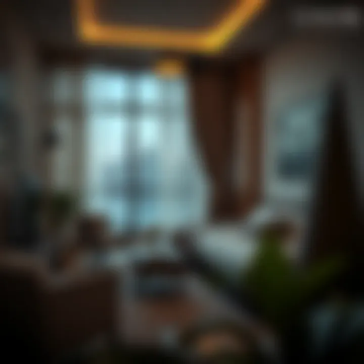 Cozy room interior reflecting rental lifestyle