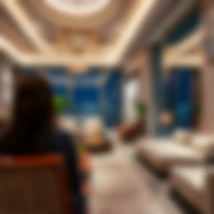 Luxurious amenities within Shatha Tower that enhance the living experience