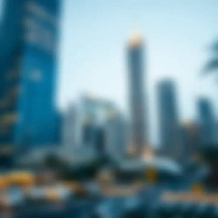 Market trends graph reflecting the influence of Shatha Tower on property values