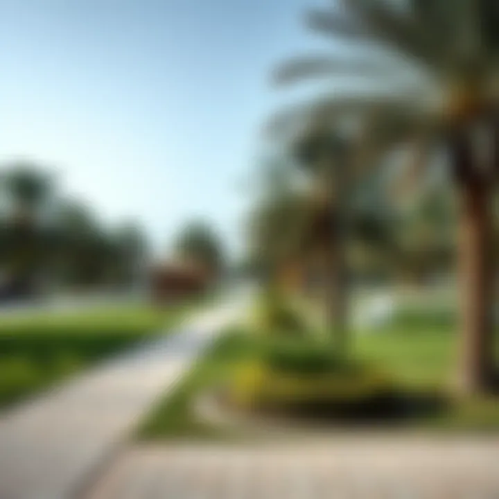 A vibrant community park in Shawamekh City