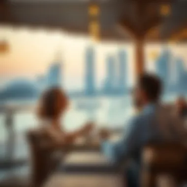 Guest enjoying a short-term stay experience in Dubai