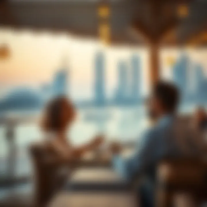 Guest enjoying a short-term stay experience in Dubai