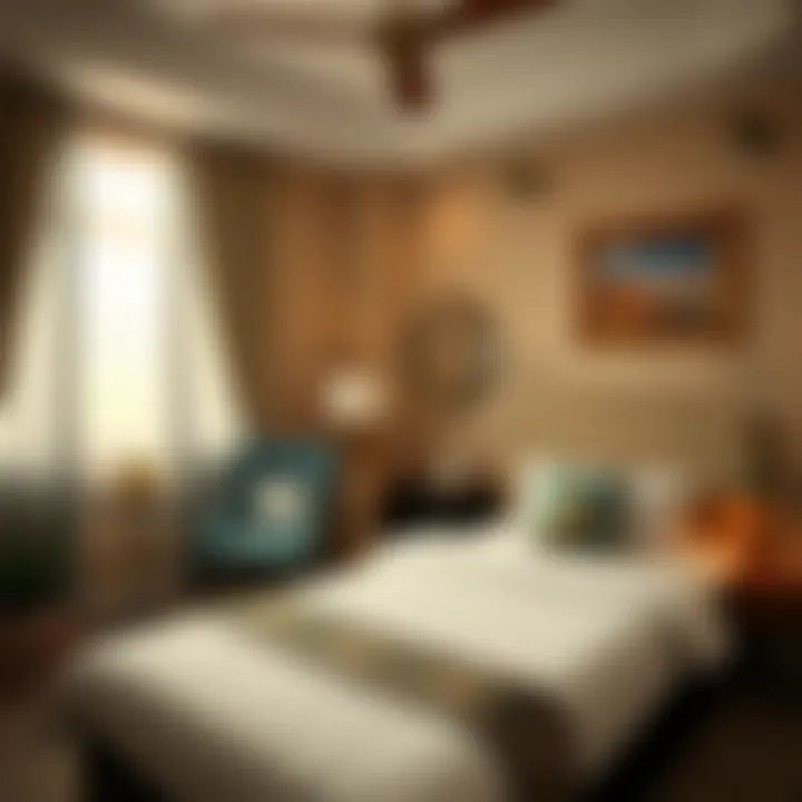 Charming single room showcasing Bur Dubai's unique decor