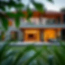 Stunning exterior view of Sobha Forest Villa showcasing its architectural design