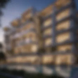 Stunning architectural view of Sobha One showcasing its modern design
