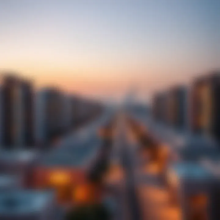 Beautiful view of Al Nahda skyline showcasing residential options