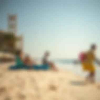Engaging Activities at شاطئ الامير Engaging beach activities at شاطئ الامير, illustrating its lively atmosphere