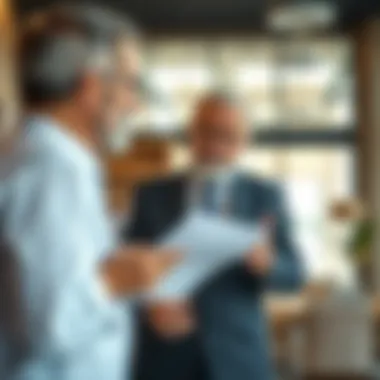 Expert Guidance on Mortgage Choices A financial advisor discussing mortgage options with a client