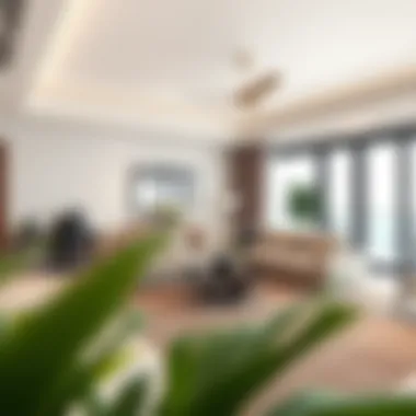 Elegant Interiors for Dubai Homebuyers A tranquil living space showcasing a stylish interior design