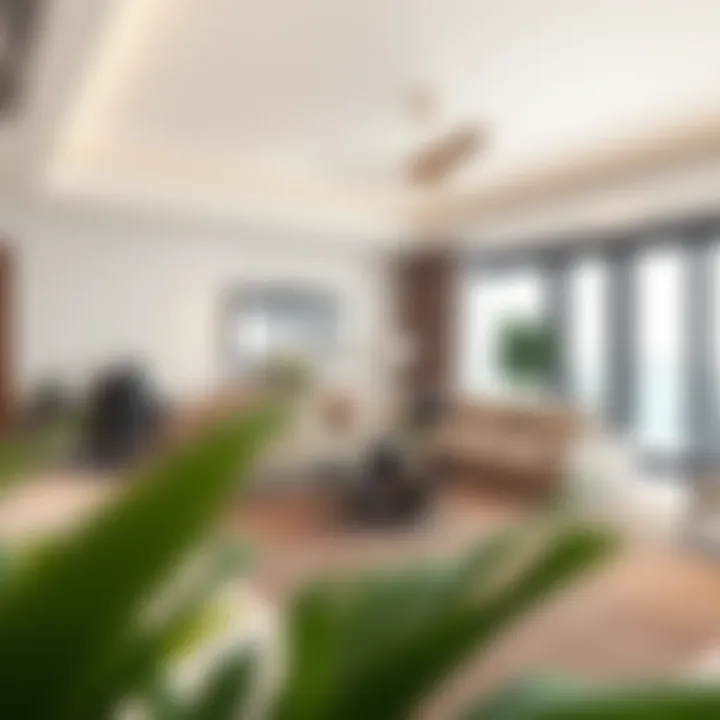 Elegant Interiors for Dubai Homebuyers A tranquil living space showcasing a stylish interior design