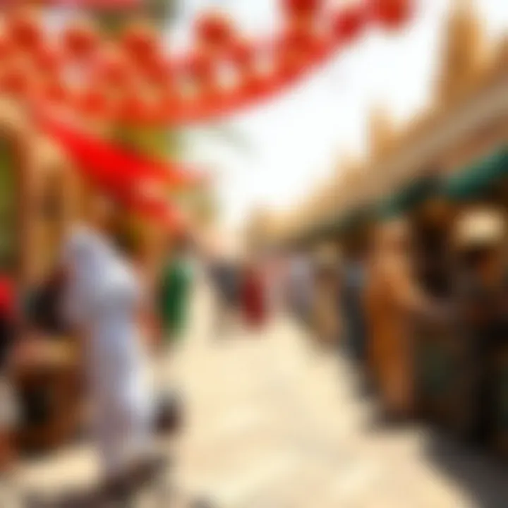 Vibrant cultural festival in the heart of the village celebrating local arts