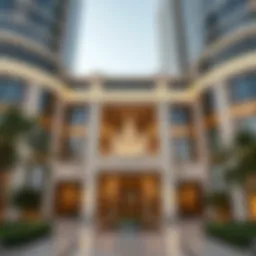 Exterior view showcasing the architectural brilliance of the Diamond Business Center.