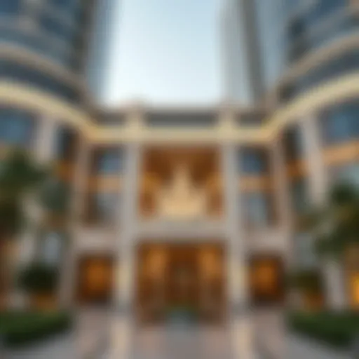 Exterior view showcasing the architectural brilliance of the Diamond Business Center.