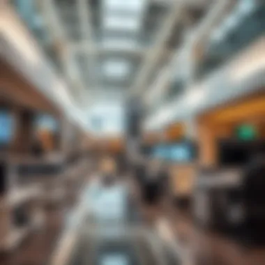 Modern Facilities within the Diamond Business Center Interior space highlighting modern facilities and vibrant atmosphere within the center.