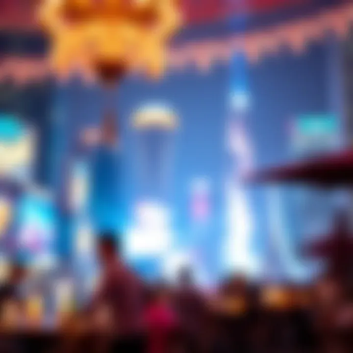 Dynamic nightlife scene in Dubai