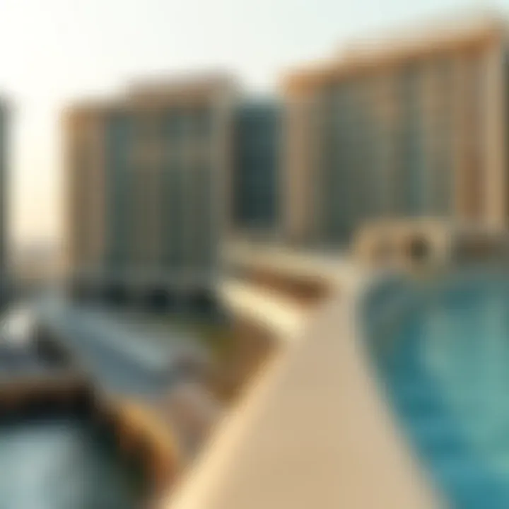 Stunning waterfront view showcasing Rimal JBR's architectural elegance