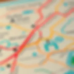 Detailed overview of the new Dubai Metro routes indicating key stops