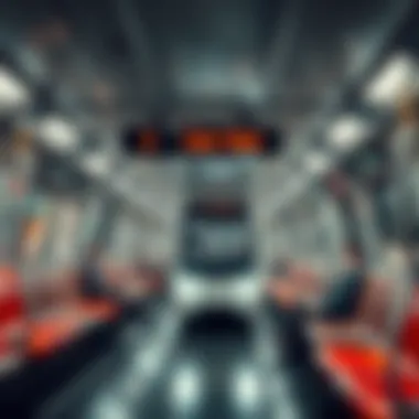 Enhanced Passenger Experience Illustration demonstrating improved commuter experiences with modern metro facilities