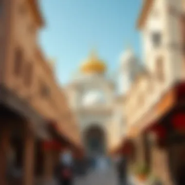Traditional architectural features of the Old Gold Souk