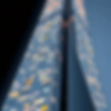 Architectural Details of the Onyx Tower Close-up of the Onyx Tower's innovative architectural design