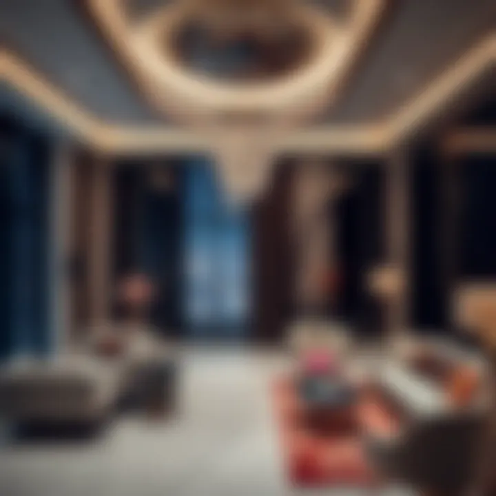 Interior Luxury of the Onyx Tower Luxurious interior of a residence in the Onyx Tower