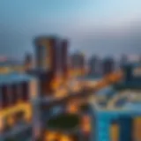 Panoramic view of Tilal City Sharjah showcasing modern architecture