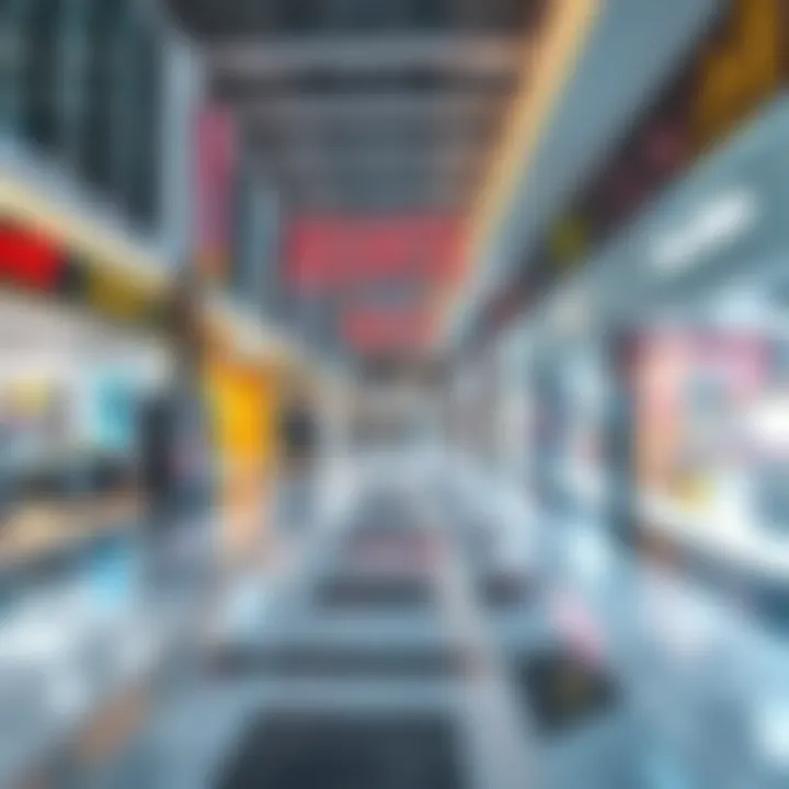 Diverse Retail Offerings at Galleria Mall Dubai Vibrant retail spaces inside Galleria Mall Dubai