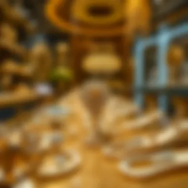 Intricate jewelry craftsmanship on display