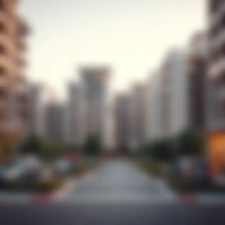 Luxurious residential buildings in JLT Cluster Q, emphasizing modern living.