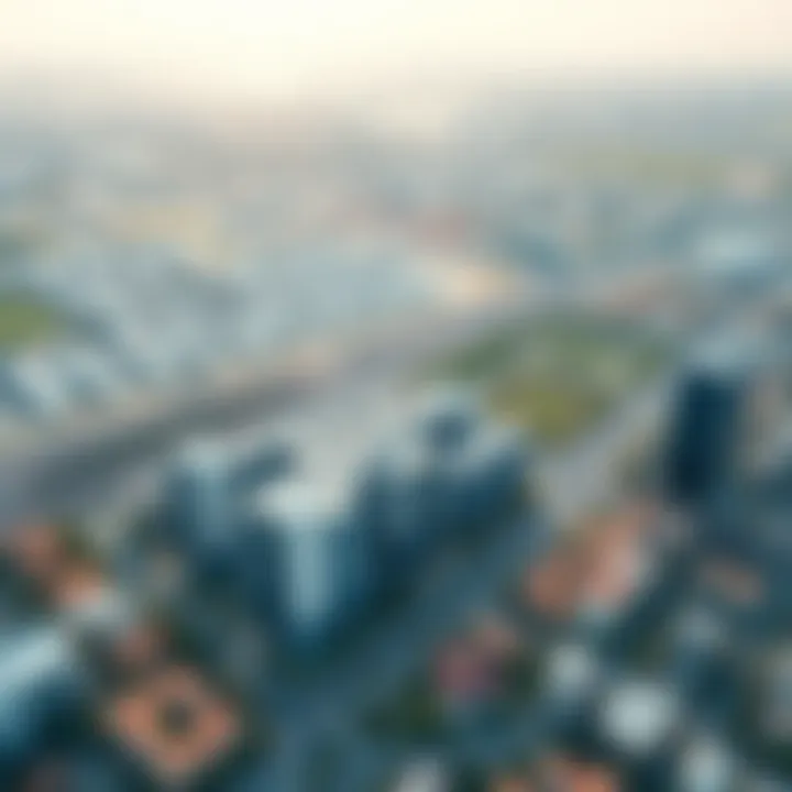 Strategic Location Overview of Jumeirah Business Center 3 Surrounding area of Jumeirah Business Center 3 illustrating its strategic location