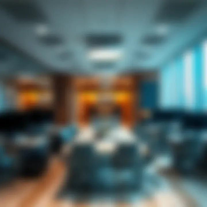 Modern Office Interior at Jumeirah Business Center 3 Interior layout of a contemporary office space within Jumeirah Business Center 3