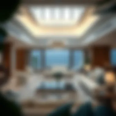 Exquisite Interiors of Luxury Properties An elegant interior of a high-end property featuring modern design and exquisite furnishings.