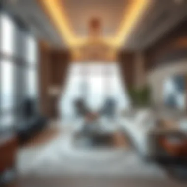 Sophisticated Interiors of Mazaya 10B Elegant interior design of a unit in Mazaya 10B