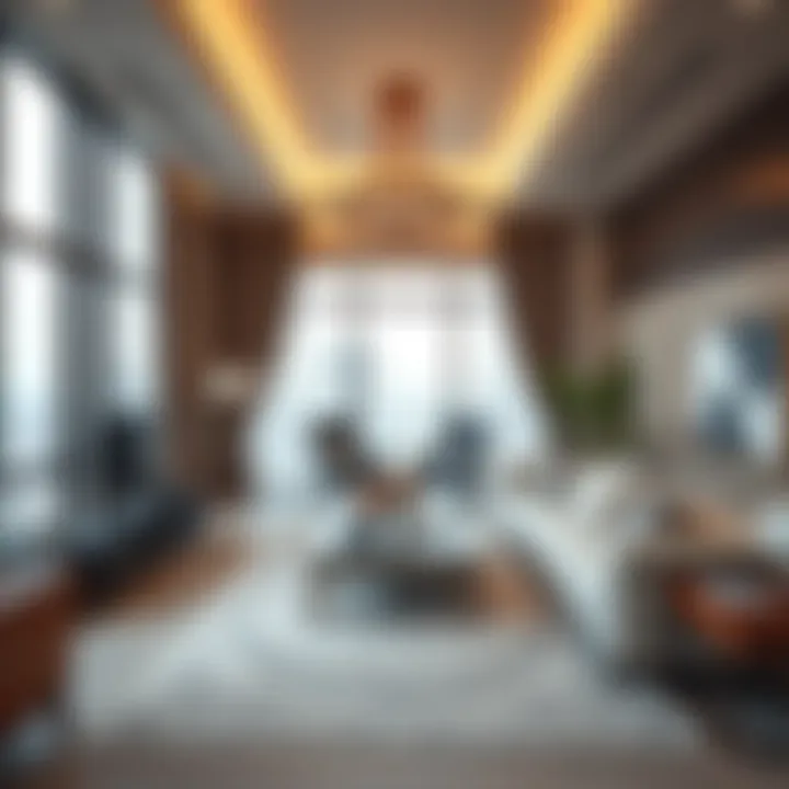 Sophisticated Interiors of Mazaya 10B Elegant interior design of a unit in Mazaya 10B