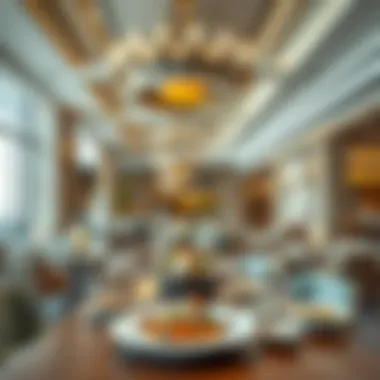 Diverse Culinary Offerings Dining area showcasing diverse cuisine