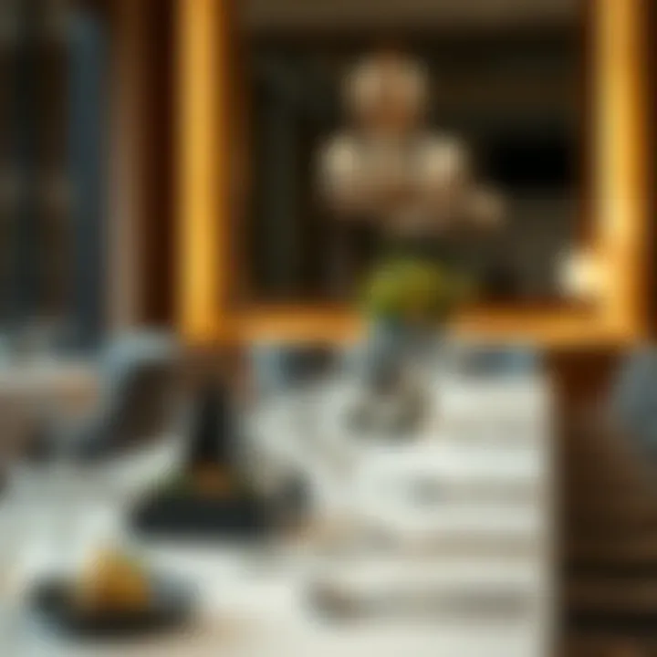 Gourmet Dining Experience at Movenpick Jumeirah Lake Towers Exquisite dining setup at Movenpick Jumeirah Lake Towers offering a gourmet experience