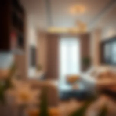 Interior of a modern apartment in Nad Al Hamar