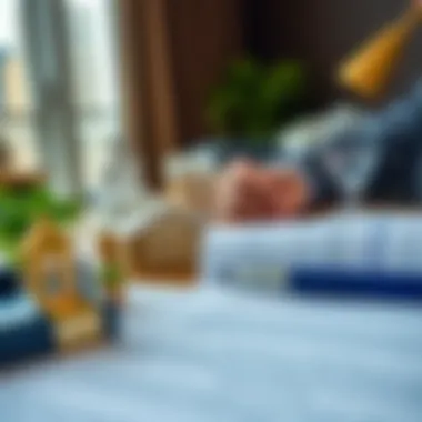 Understanding Legalities: The Backbone of Property Transactions A close-up of property documents and contracts on a table