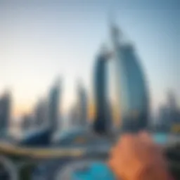 Stunning skyline view of Dubai showcasing modern architecture