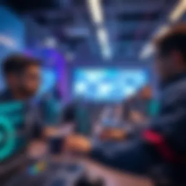 Students engaged in advanced technology training at a Knowledge City institution