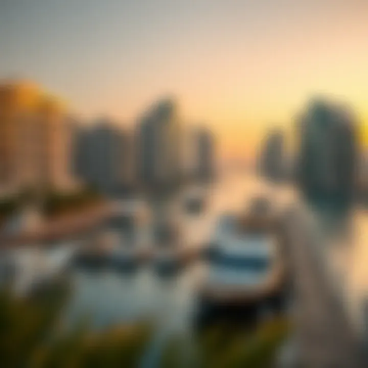 Luxurious living spaces with waterfront views at Dubai Marina