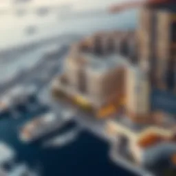 Aerial view of Bosporus project showcasing architectural marvels