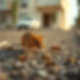 A detailed view of common pests found in Dubai, including insects and rodents.