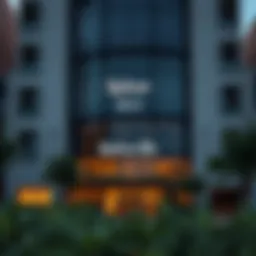 Stunning architectural facade of Radisson Blu DSO showcasing modern design