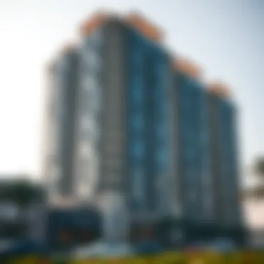 Luxurious residential buildings in Mohammed Bin Zayed City