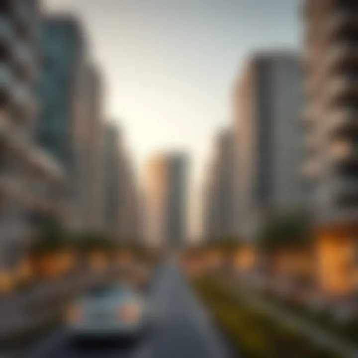 Modern infrastructure supporting residential living