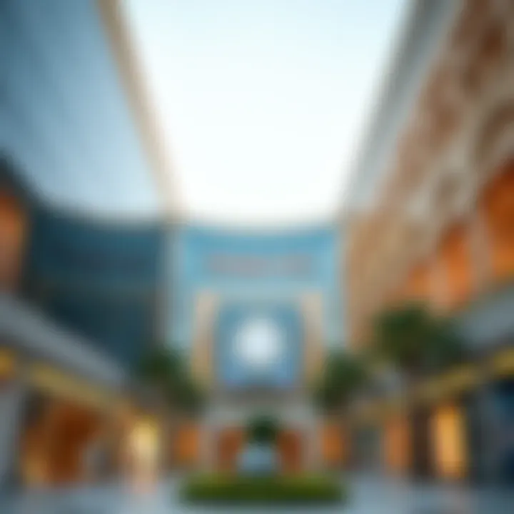 Exterior view of Sahara Mall showcasing its architectural design